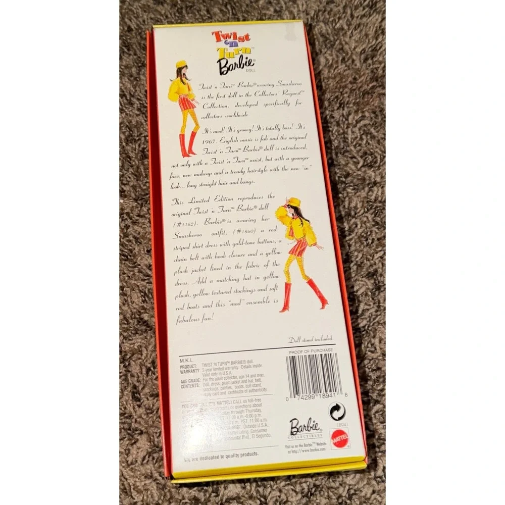 Mattel Twist 'n Turn Barbie Collectors' Request Limited Edition Doll (NWT)